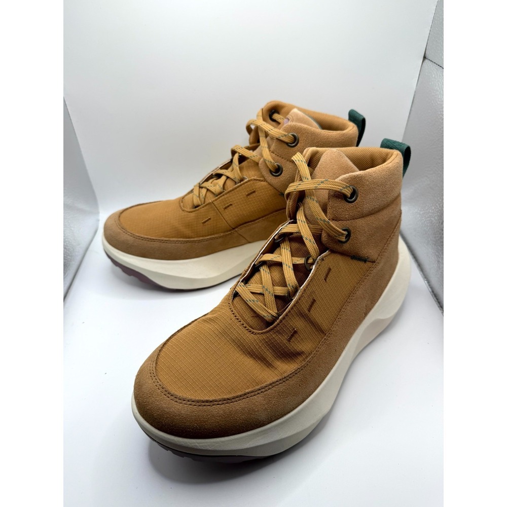 The North Face Halseigh NF0A817O Womens 10 Tan Suede Ankle Lace Up Hiking Boots